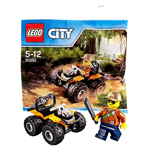 Lego City Jungle 30355 Minifigura De Coche Atv 2017 Polybag