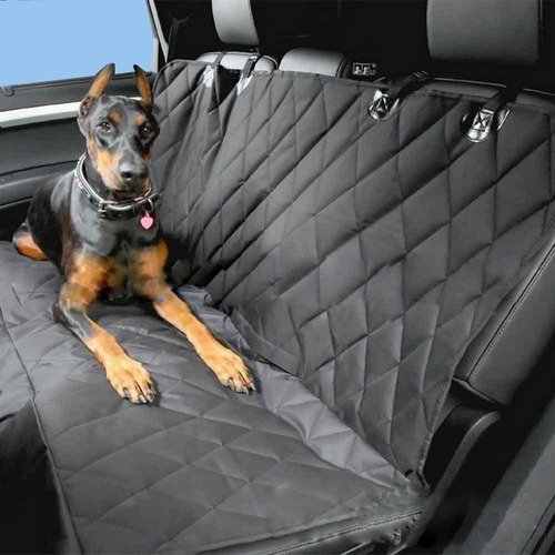 Imagen 1 de 2 de Protector Silla Carro Mascota Negro Gris Trasera
