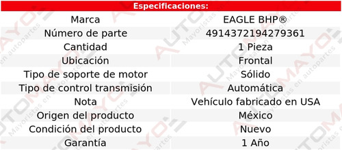 Soporte Tacón De Motor Del Cruze 1.8l 4 Cil Aut 10-16