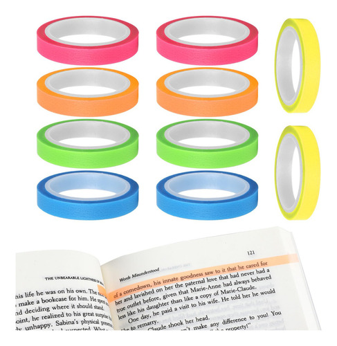10 Rollos Washi Tape De Color De Multifuncional Papel