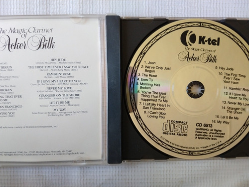 Acker Bilk Cd The Magic Clarinet Of (Usado)