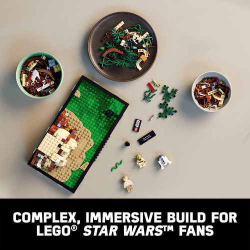 Lego Star Wars Dagobah Jedi Entrenamiento Diorama 75330 Set-