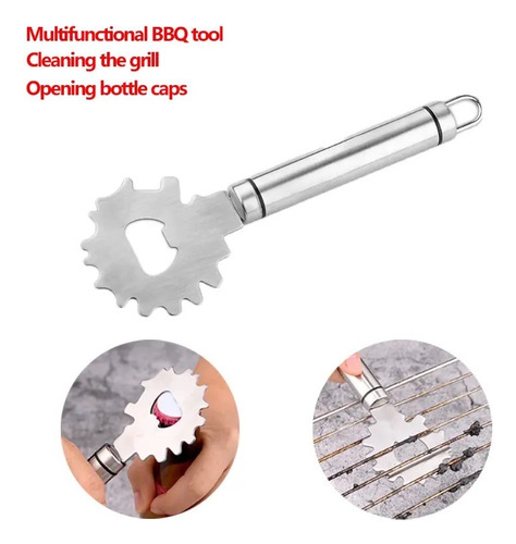 Raspador De Parrilla Acero Inoxidable Limpiador Asador