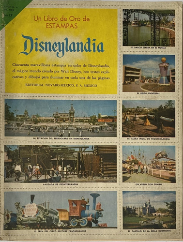 Libros Estampas Álbum Novaro, Disney Ciencia Cl03