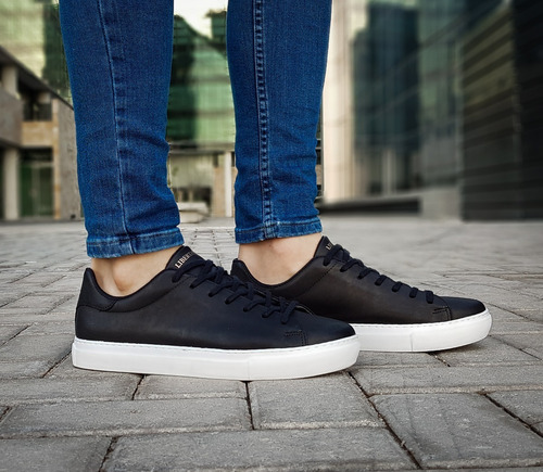 Imagen 4 de 9 de Zapatillas De Cuero Hombre Urbanas Casual Libertarios