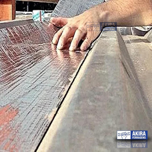 Imagem 4 de 4 de Manta Asfáltica Auto Adesivo Aluminio Vedacit 15cm 10m 1mm