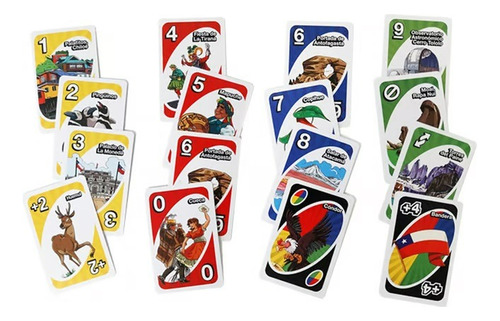 Uno Chile Juego De Cartas Mesa Familiar Uno Envío Gratis