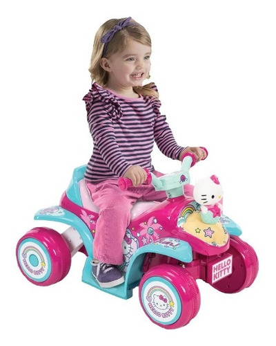 Moto Infantil Hello Kitty Burbujas 6v