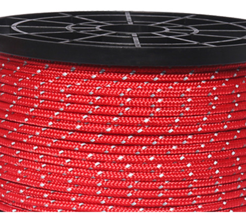 Nylon Reflectante Guyline Tienda De Campaña Cuerda Rojo