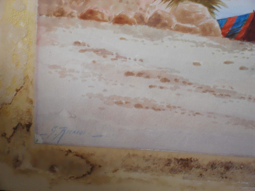 Acuarela Sobre Papel Firmada G Ricardi
