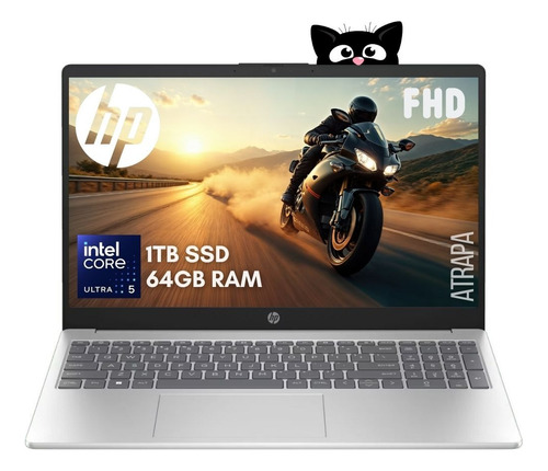 Hp Ultra Core 5 64gb Ram + 1tb Ssd 15,6 Fhd Notebook Gamer Plateado