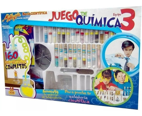 Juego De Quimica Grande 160 Experimentos Mi Alegria 203