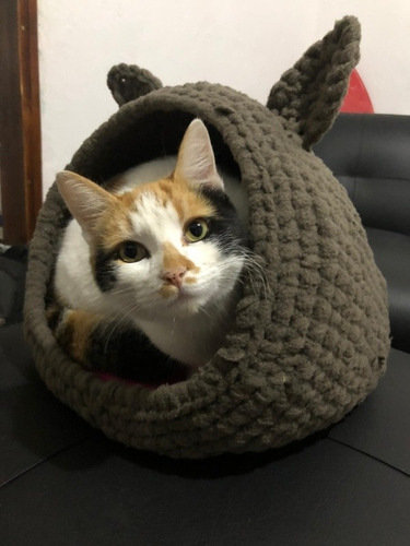 Imagen 2 de 6 de Cama Para Gato, Cueva Para Gato