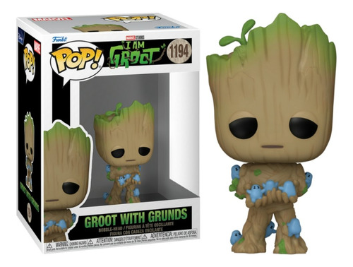Funko Pop I Am Groot - Groot With Grunds
