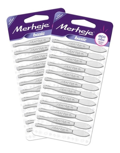 Pinza De Depilar Merheje Basic X12u. Original Pack X 10 Blis