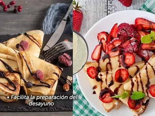 Crepera, Máquina de Hacer Crepes, Tortitas, Antiadherente