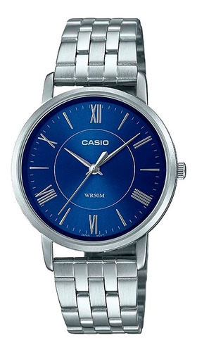 Reloj Casio Dama Ltp-b110d-4a Caja Y Correa Acero Inoxidable