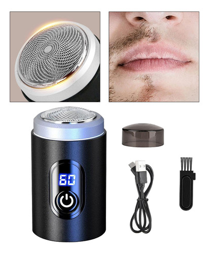 Mini Barbeador Elétrico Barbeador Portátil Usb Estilo B