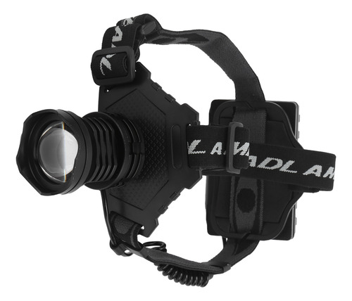 Linterna Frontal Recargable Con Cabezal Exterior Para Ciclis