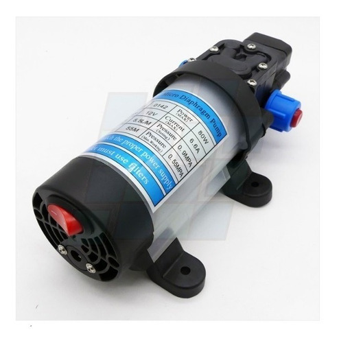 Imagen 5 de 10 de Hidrolavadora 24v Portatil Mini Bomba+manguera+adaptadores