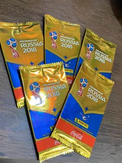 Rusia 2018 Sobres De Figuritas Lote Edición Dorada Panini