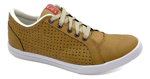 Zapatilla Hombre Casual Picada Cordones Vestir Liviana Moda