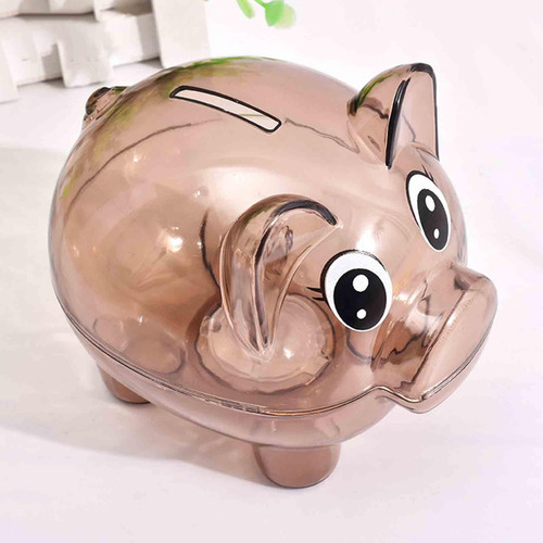 Porco Cofrinho Banco De Dinheiro Animal, Ornamento De Café