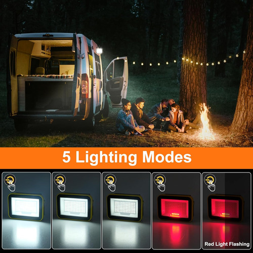 Luces De Trabajo Led Recargables De T-sun, Luces De Inundaci