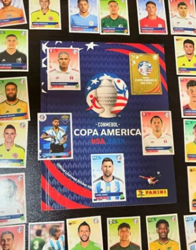 Set Completo + Álbum Tapa Blanda Copa América Panini