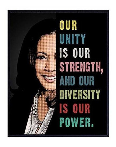 Pósteres Kamala Harris Madam Vice President Inspirational Qu