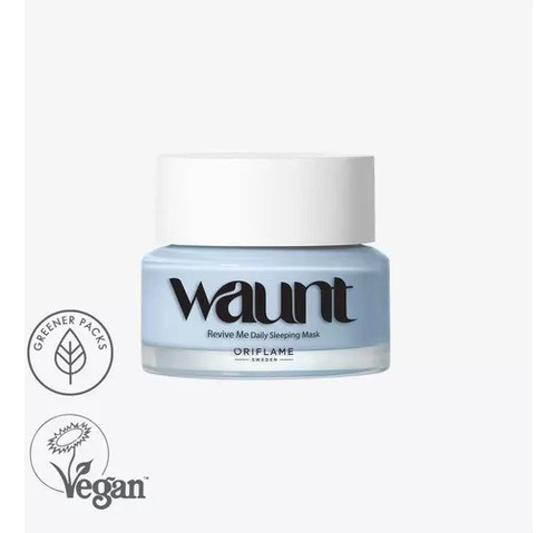 Set Facial Waunt Vegan Cremas Día + Noche + Parpados Oriflam