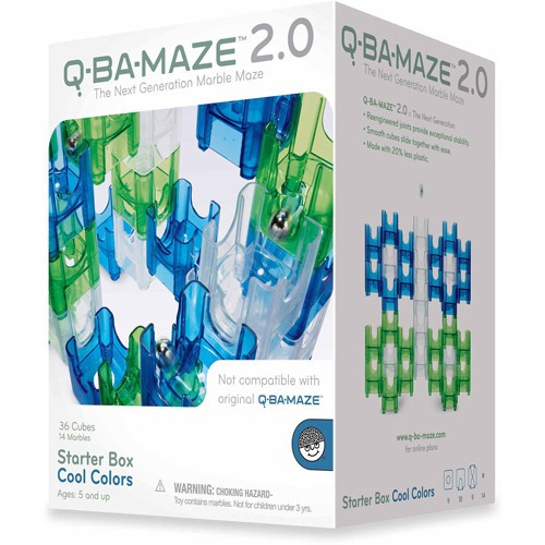 Q-ba-maze 2.0 Starter Box Colores Fríos: 50 Pcs