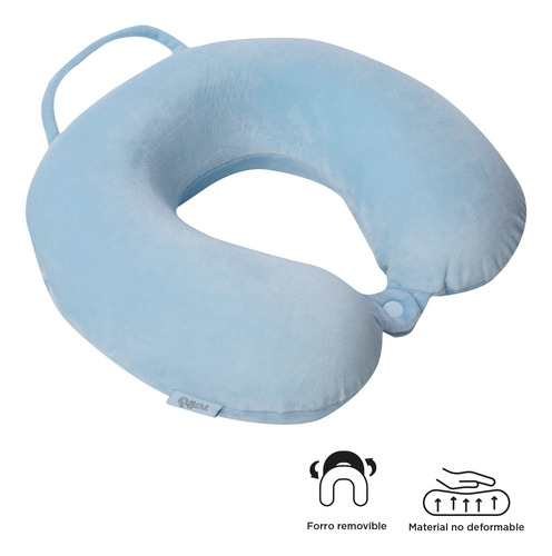 Almohada Cuello De Viaje Memory Foam Jet Pillow Totto