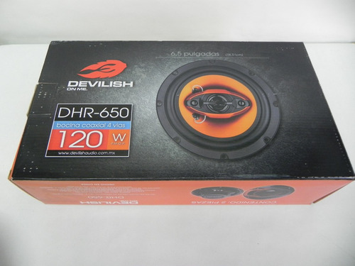 Juego De Bocinas 6.5 Marca Devilish Con Rejilla Dhr-650