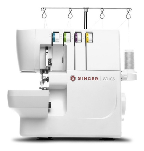 Máquina De Coser Overlock 4 Hilos Singer S0105 Gtia. Oficial