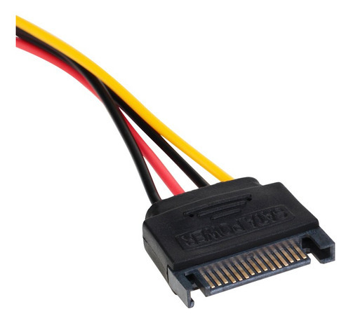 Sata Cable De Alimentacion Adaptador Paquete De 3 Sata 15 P