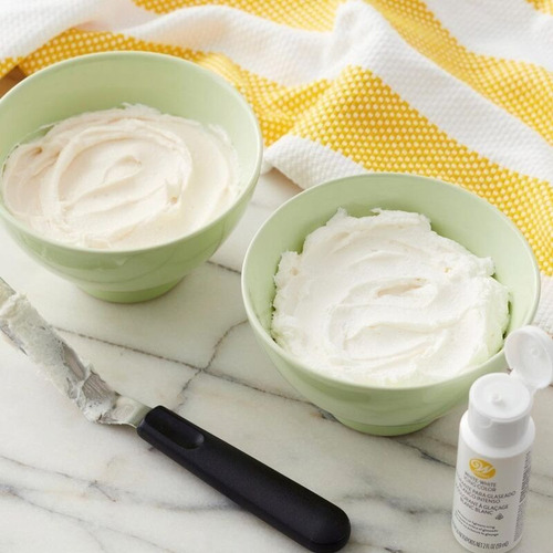 Imagen 6 de 8 de Colorante Gel Comestible Blanco Intenso 59ml Glase Wilton