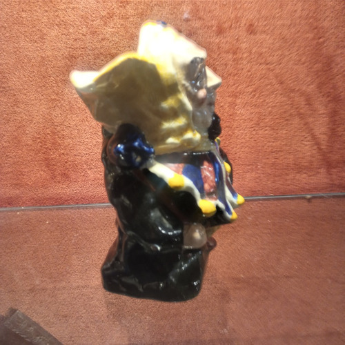 Jarra Toby Ceramica Antigua Staffordshire Personaje Pinguino (Usado)