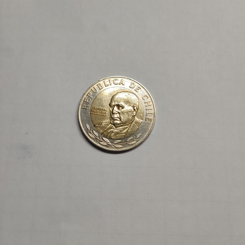 Moeda 500 Pesos Chile 2008 Cardenal Raul Silva Henriquez Mbc (Usado)