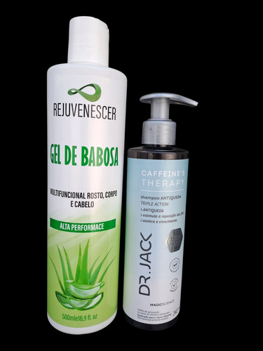 Shampoo Magic Science Café+gel De Babosa 500ml
