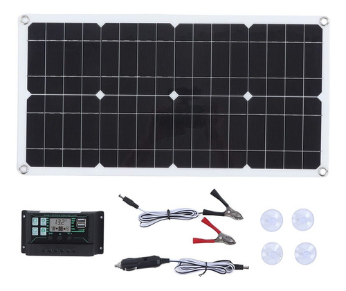 Kit Panel Solar Portatil Mantenedor Bateria 250 10 Usb