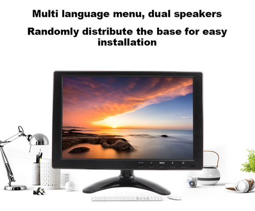 Monitor Hdmi Portátil De 10.1 Pulgadas Ps4 Xbox Pi
