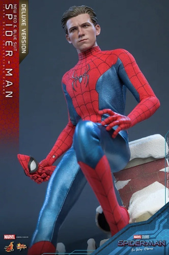 Hot Toys Spider-man New Red & Blue Suit Deluxe Far From Home