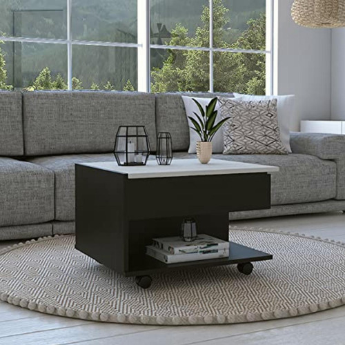 Diecsa Klik Mesa Auxiliar Luanda Armable, Color Chocolate