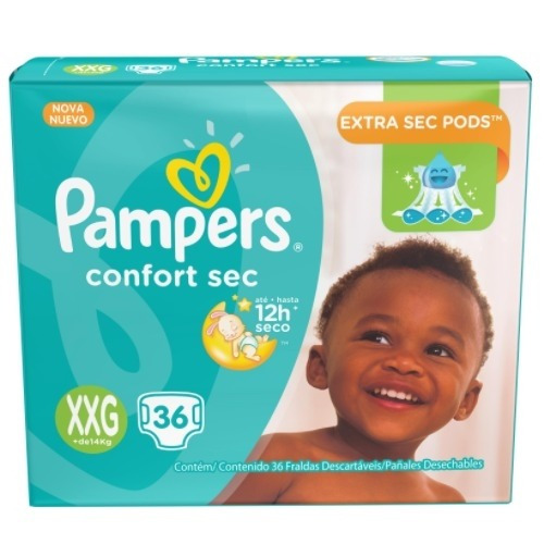 Pampers Confort Sec Xxg (+14 Kg) - X36