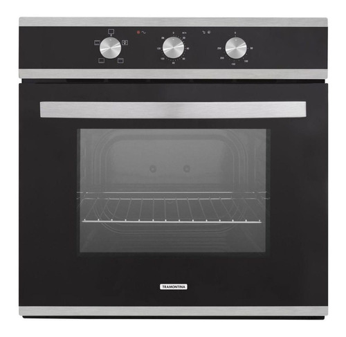 Forno de embutir elétrico Tramontina Standard Glass Brasil B 60 F3 57L preto 220V