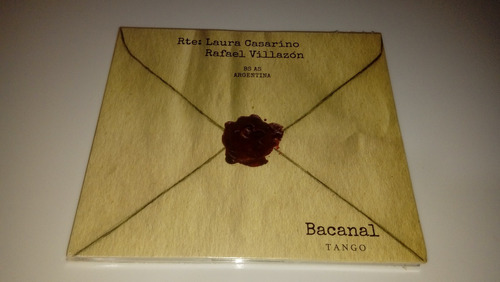 Laura Casarino - Rafael Villazón - Bacanal Tango (cd Nuevo)
