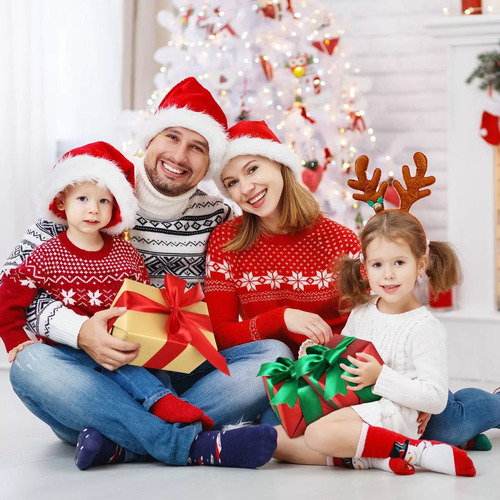 Moños Satinado Liston Navideño Colores 4cm 5 Rollos 115 M