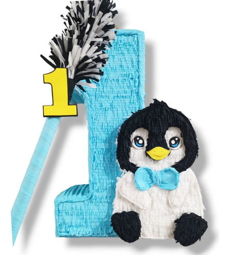 Piñatas Personalizadas, Bautizo, Pingüino, Primer Año