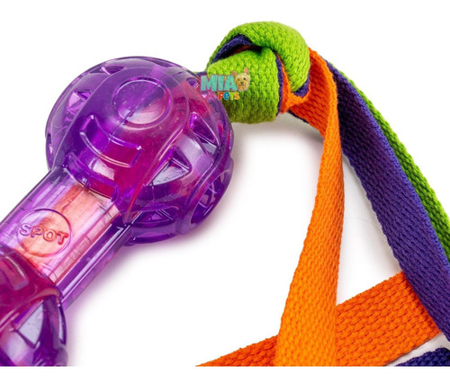 Juguete Para Perro Pesa Con Cintas Color Surtido